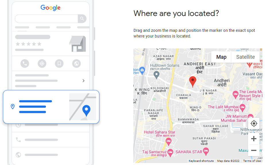 Online Business Location