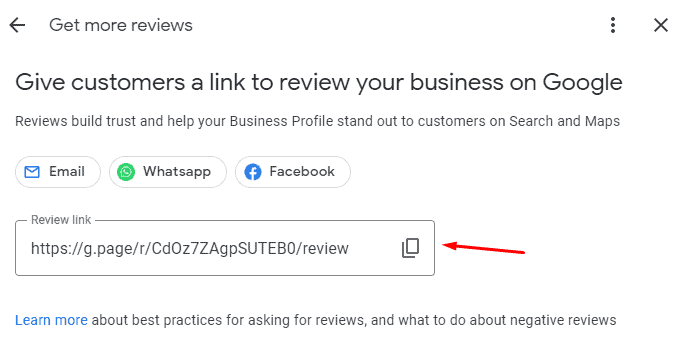 Google Business Profile Customer Reviews